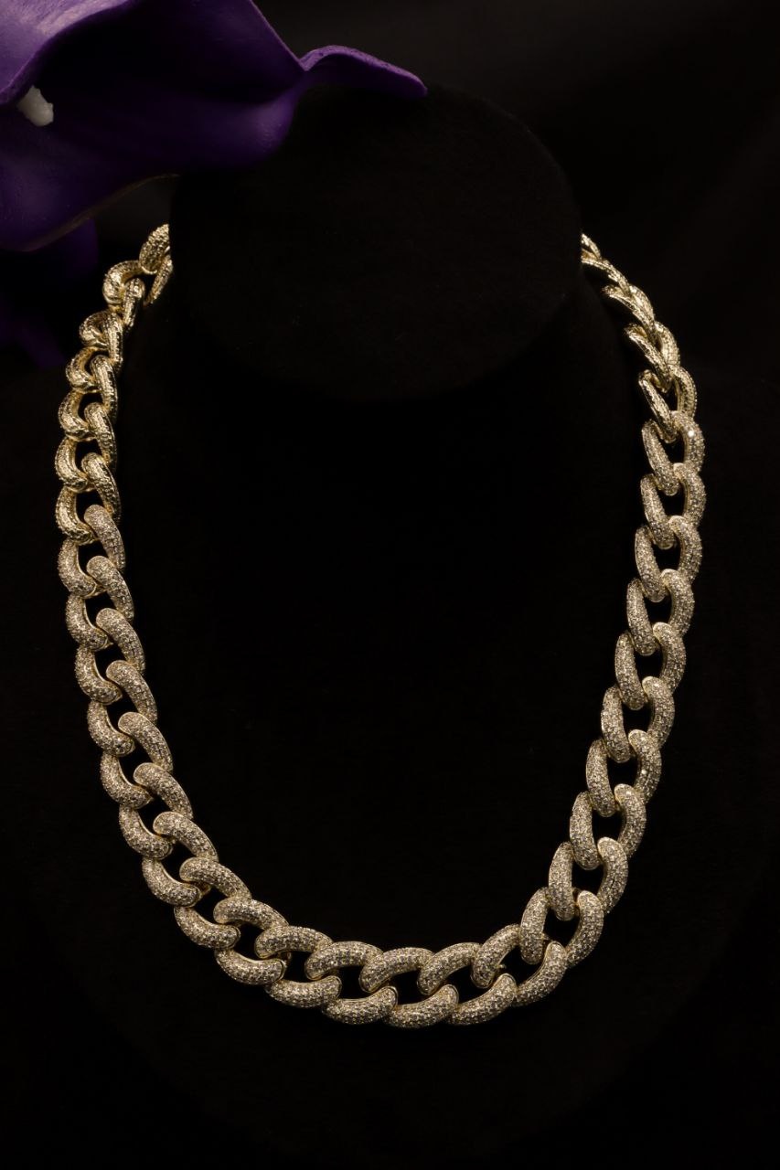 Fashion Jewelry длина 35 см медицинская сталь, цирконий