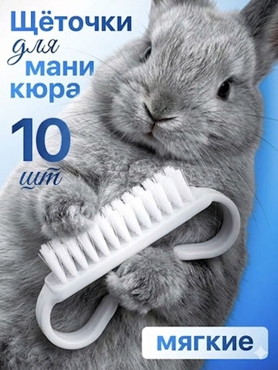 Afrodita щетка сметка пластик 10 шт