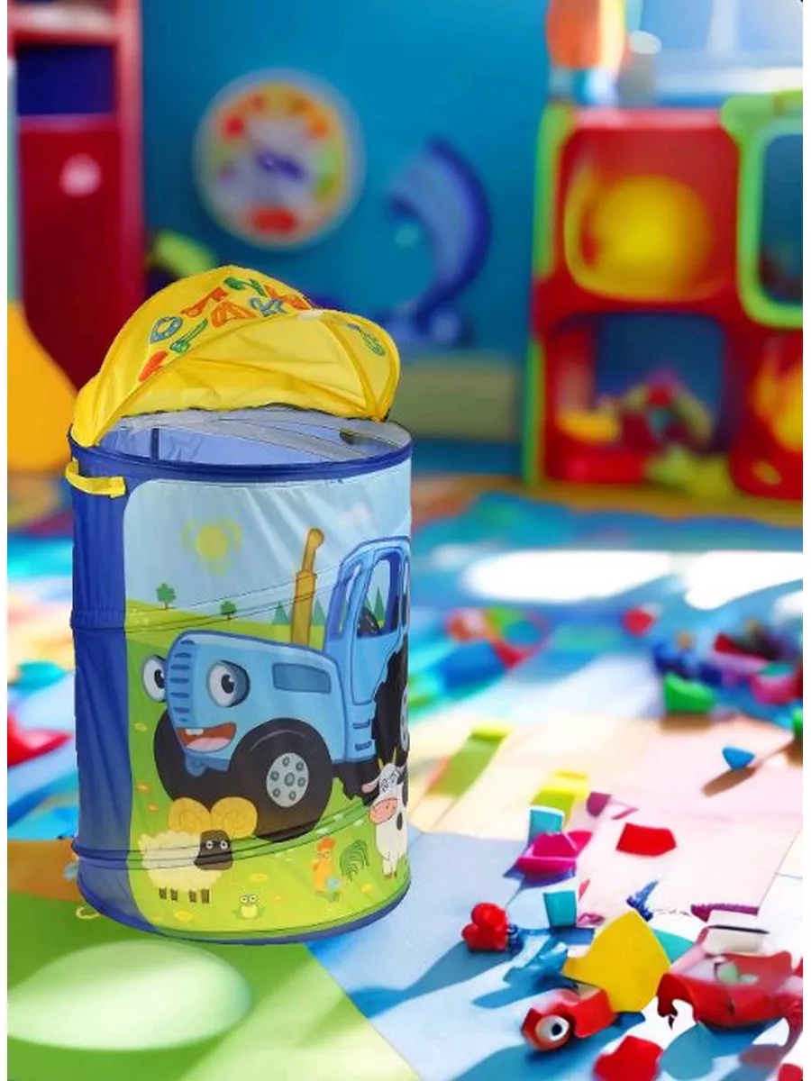Корзина для игрушек 43x43x60 см, текстиль