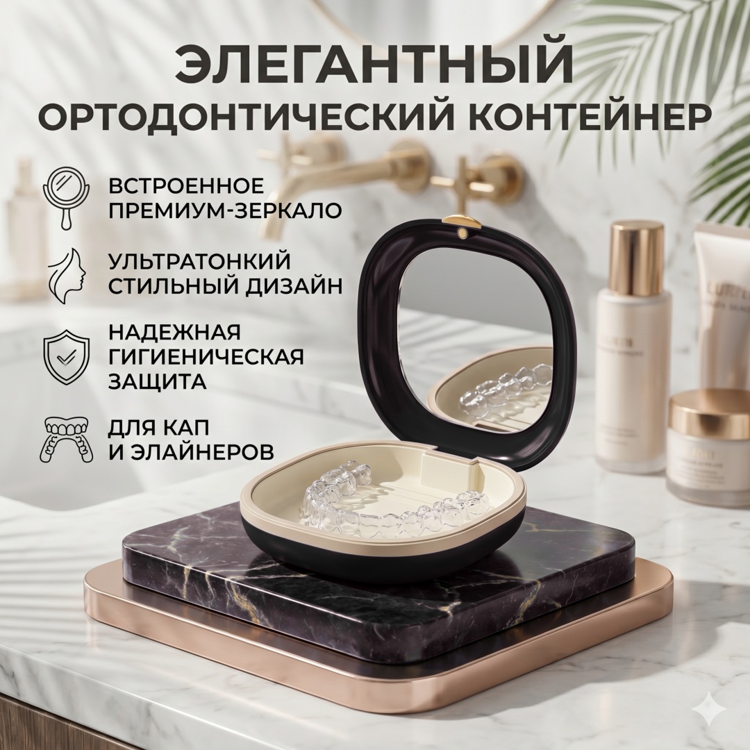 Qline контейнер стоматологический пластик 1 шт