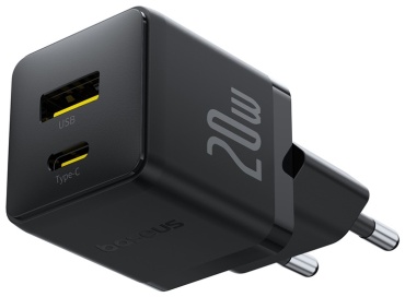 Baseus Palm C+U 20W USB Type-C, USB 20 Вт черный