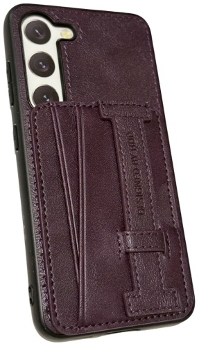 Чехол Hdci для Samsung Galaxy S23 темно-бордовый