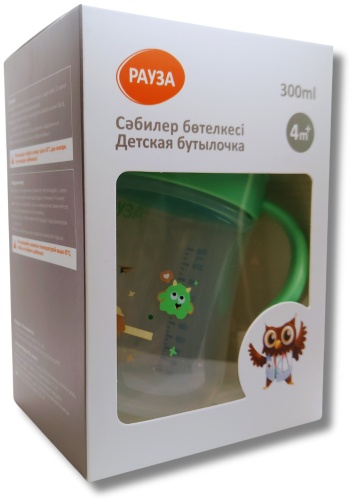 Поильник-непроливайка Рауза, 300 мл, зеленый