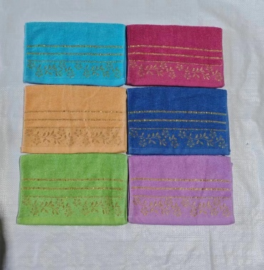 Полотенце 50x25 см, хлопок, махровая ткань, 10 шт,