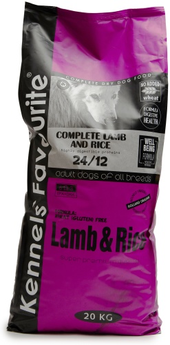 Kennels' Favourite Lamb & Rice Ягненок с рисом для взрослых всех пород 20 кг