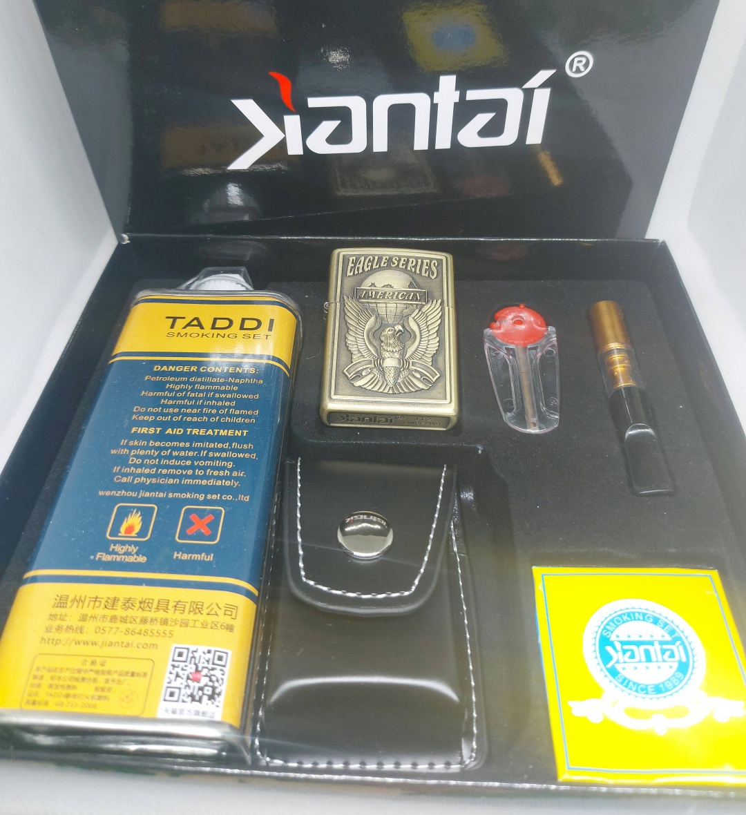 Бензиновая зажигалка Eagle USA, металлический сплав