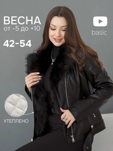 Демисезонная куртка черный