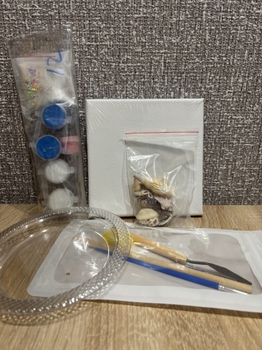 Картина Морское вдохновение 15x15 см