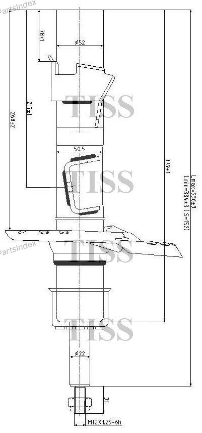 Амортизатор JD Амортизатор Подвески JAS0257