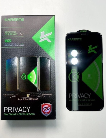 Стекло KARERTE для Apple iPhone 12 Pro 12Pro черный