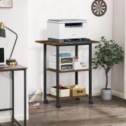 Стеллаж напольный 12 стульев 204494409, 60x40x70 см, коричневый, белый