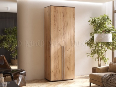 Распашной шкаф МИФ Норд, 80x223.6х51 см, светло-коричневый