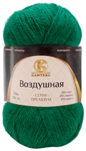 Моток КАМТЕКС Воздушная 020 - Эвкалипт 370 м 100 г