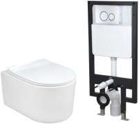 Gloria унитаз с инсталляцией Rimini503, санфаянс