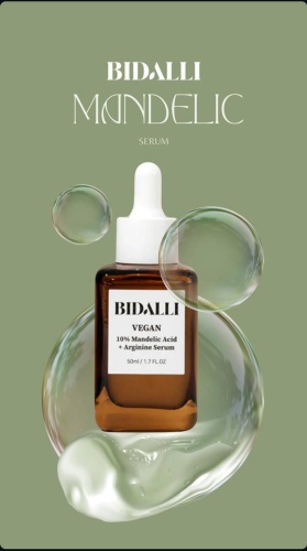 BIDALLI сыворотка Сыворотка Bidalli Vegan 10% Mandelic Acid + Arginine Serum для лица 50 мл