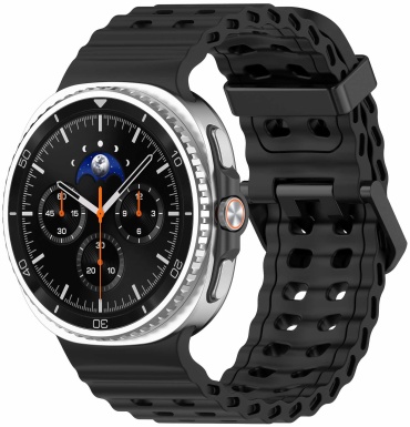 Ремешок BOGEMA для Samsung Galaxy Watch8 Classic, Galaxy Watch8 черный