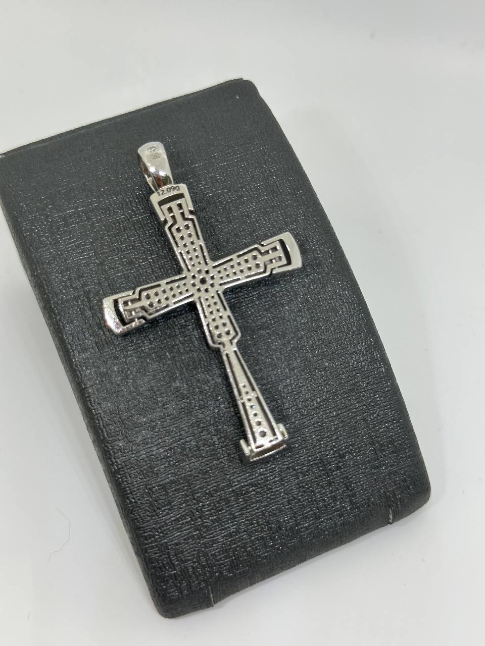 Крестик SAR JEWELRY Aro_E1_9299 вес 12.1 г золото, фианит