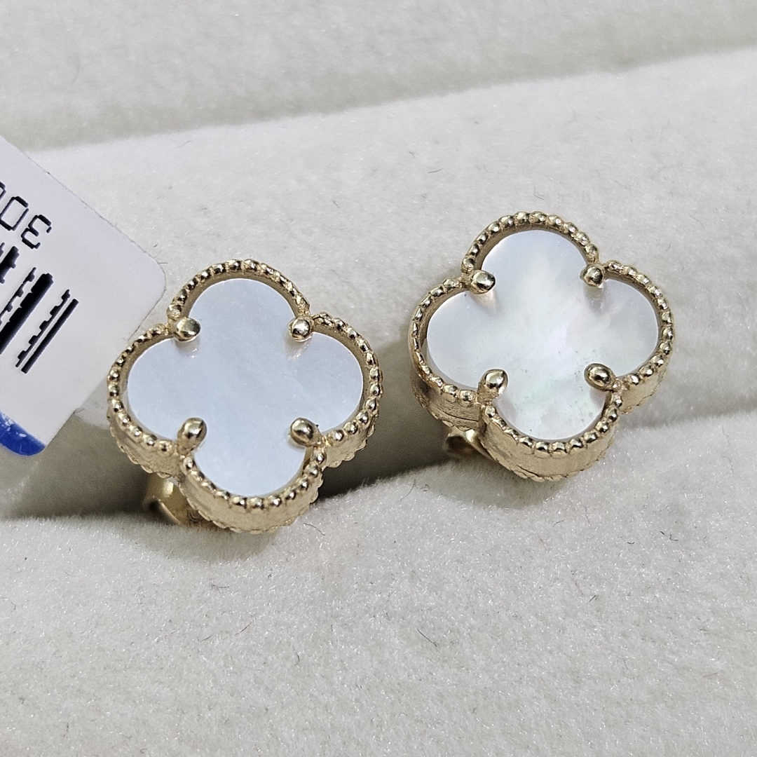Серьги Gaukhar Jewelry ADN078-E вес 2.07 г золото, перламутр