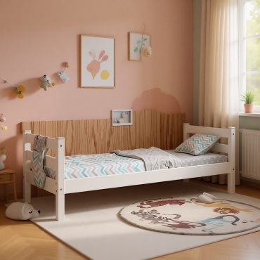 Детская кровать Aia home Соня k0000039, 80x190 см, белый