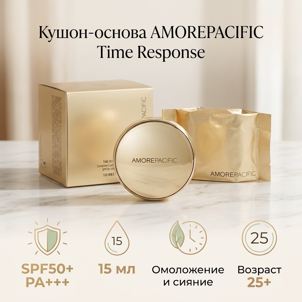 AMOREPACIFIC крем Time Responce SPF50 для лица 15 мл