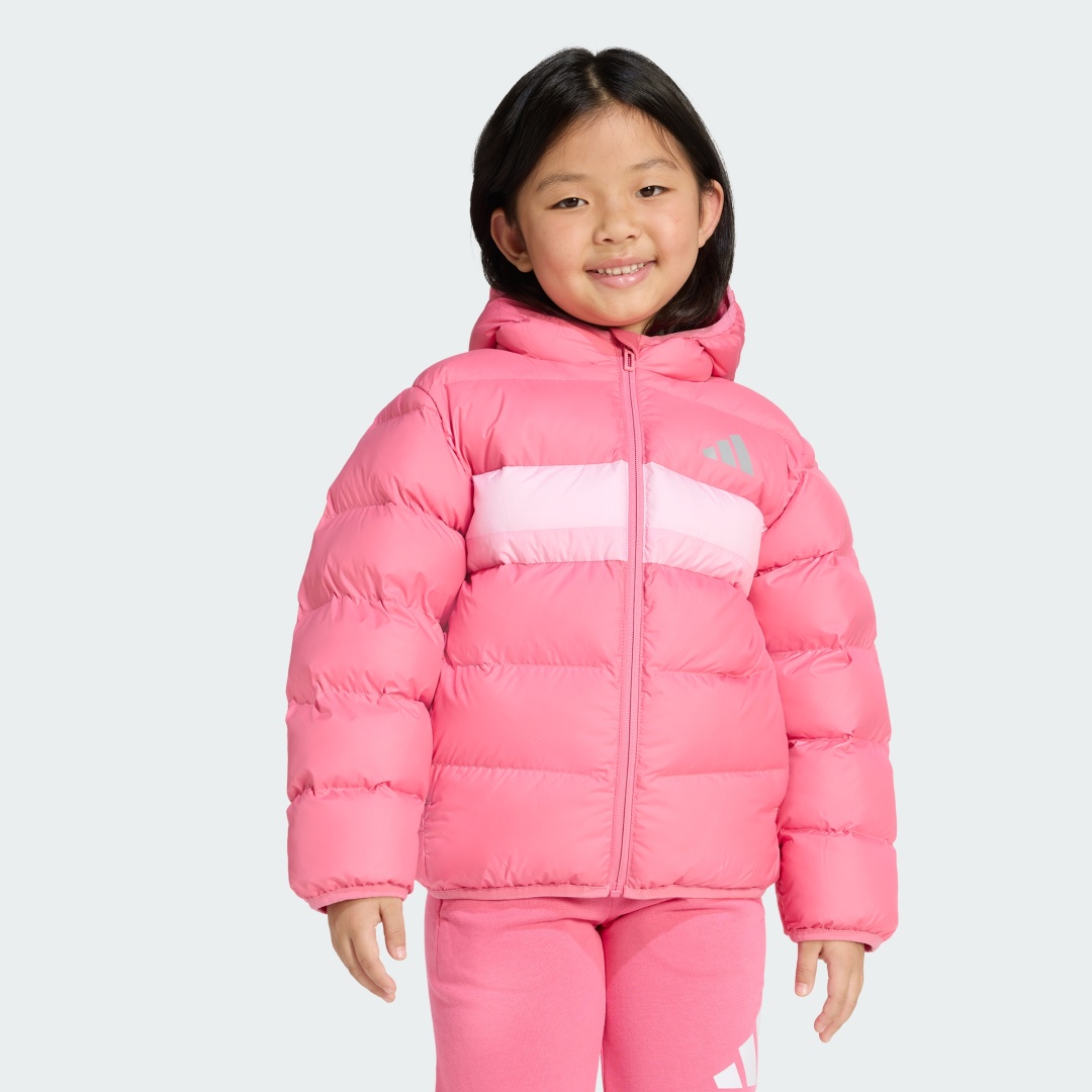 Зимняя куртка adidas розовый