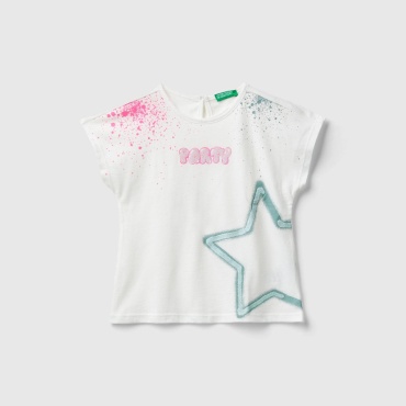 Футболка UNITED COLORS OF BENETTON белый