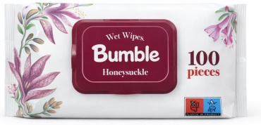 Влажные салфетки BUMBLE Honeysuckle/100шт 100 шт