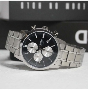 Кварцевые CASIO MTP-E510D-1A2VDF нержавеющая сталь
