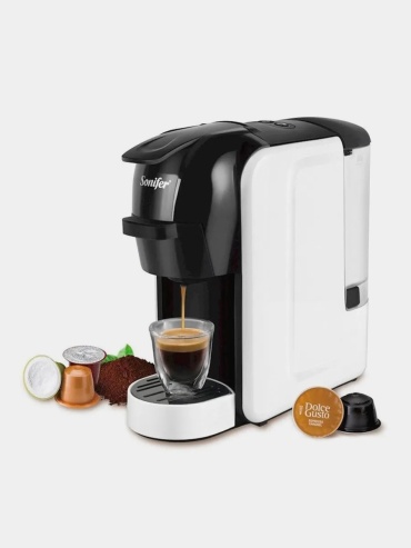 Кофемашина Sonifer SF-3539 белый, черный