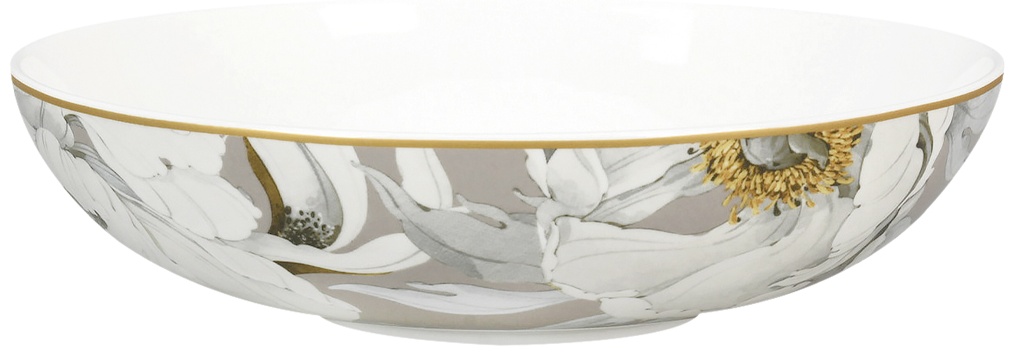 Суповая тарелка Коралл Fiori 19 см, 1 шт, фарфор