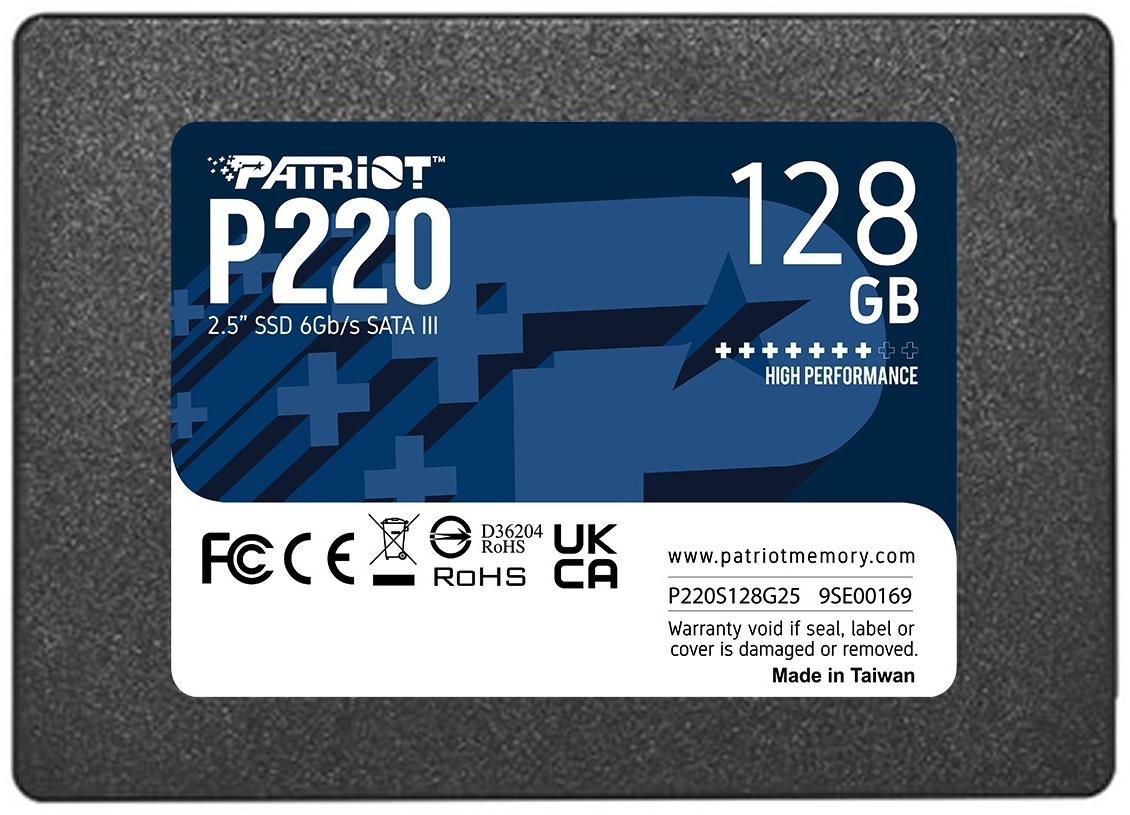 SSD Patriot P220, P220S128G25 128 Гб