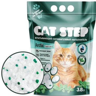 CAT STEP CAT STEP Arctic Fresh Mint впитывающий 3.8 л