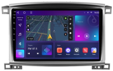 HEINN S9PRO 4GB+64GB 8ЯДЕР TOYOTA LAND CRUISER 100 1997-2008 в штатное место Toyota