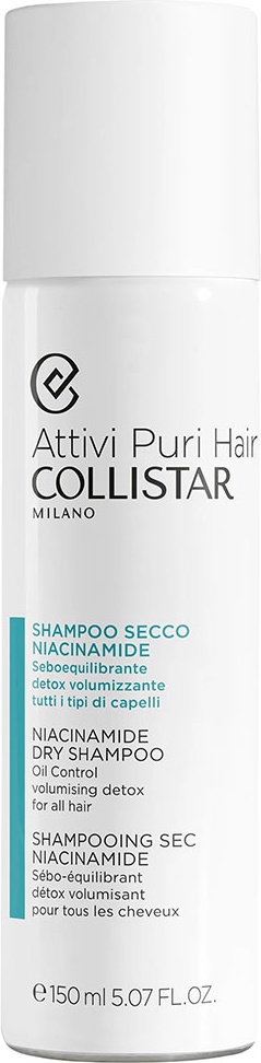 Collistar Niacinamide Dry Shampoo Oil Control Volumising Detox сухой шампунь 150 мл