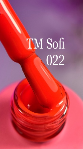 SOFI гель-лак Gel Polish 022 глянцевое 10 мл
