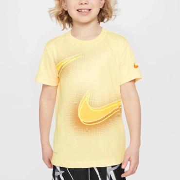 Футболка Nike Stacked Up Swoosh Kids желтый