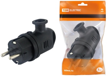 TDM ELECTRIC силовая вилка 230 В 16А, SQ0612-0004