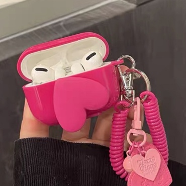 Чехол для Apple AirPods Pro 2, AirPods Pro розовый, бордовый