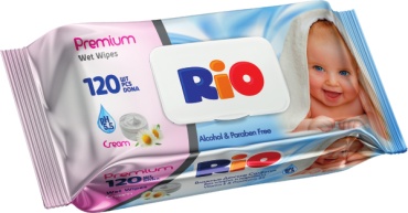 Детские влажные салфетки RIO №32580 120 шт