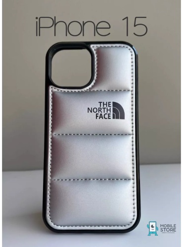 Чехол Mobile Store для Apple iPhone 15 светло-серебристый