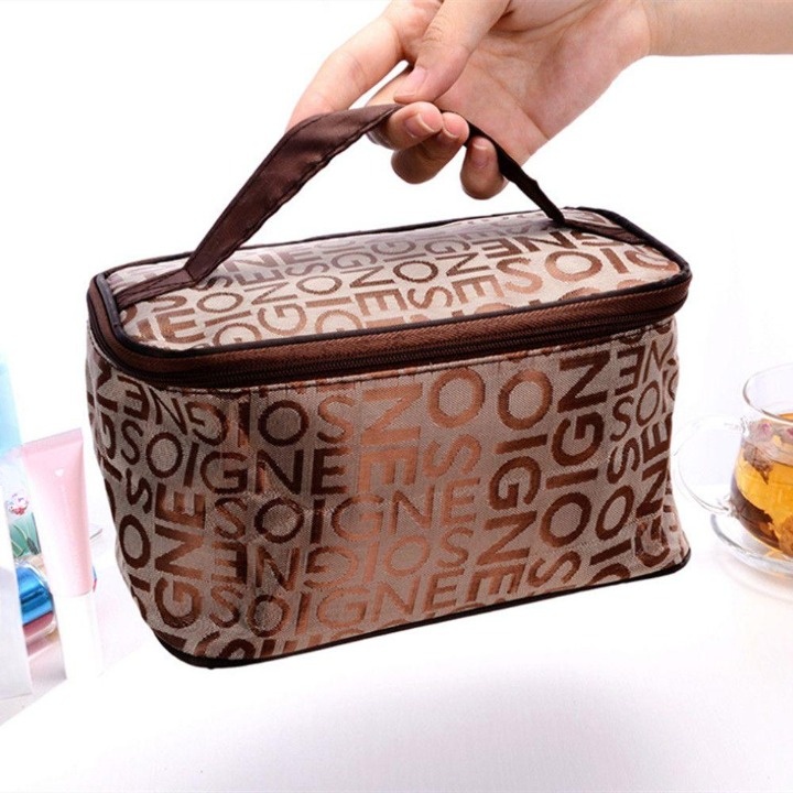 BBone косметичка текстиль, нейлон коричневый 12X20 см