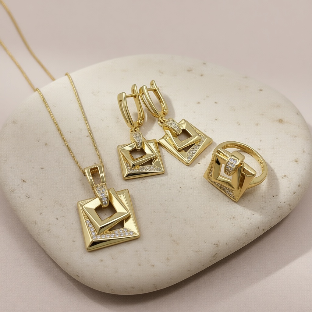 Xuping Jewelry медицинская сталь, медицинское золото, фианит