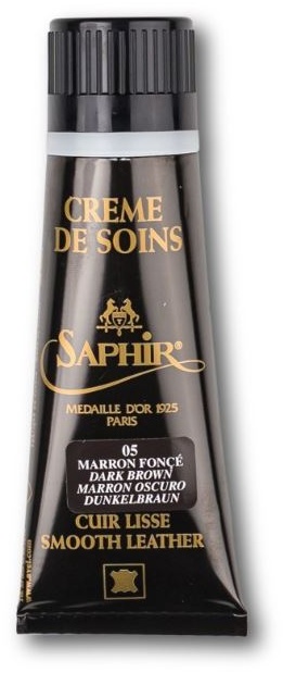 Saphir крем коричневый, с губкой CREME DE SOINS MEDAILLE 1023/01