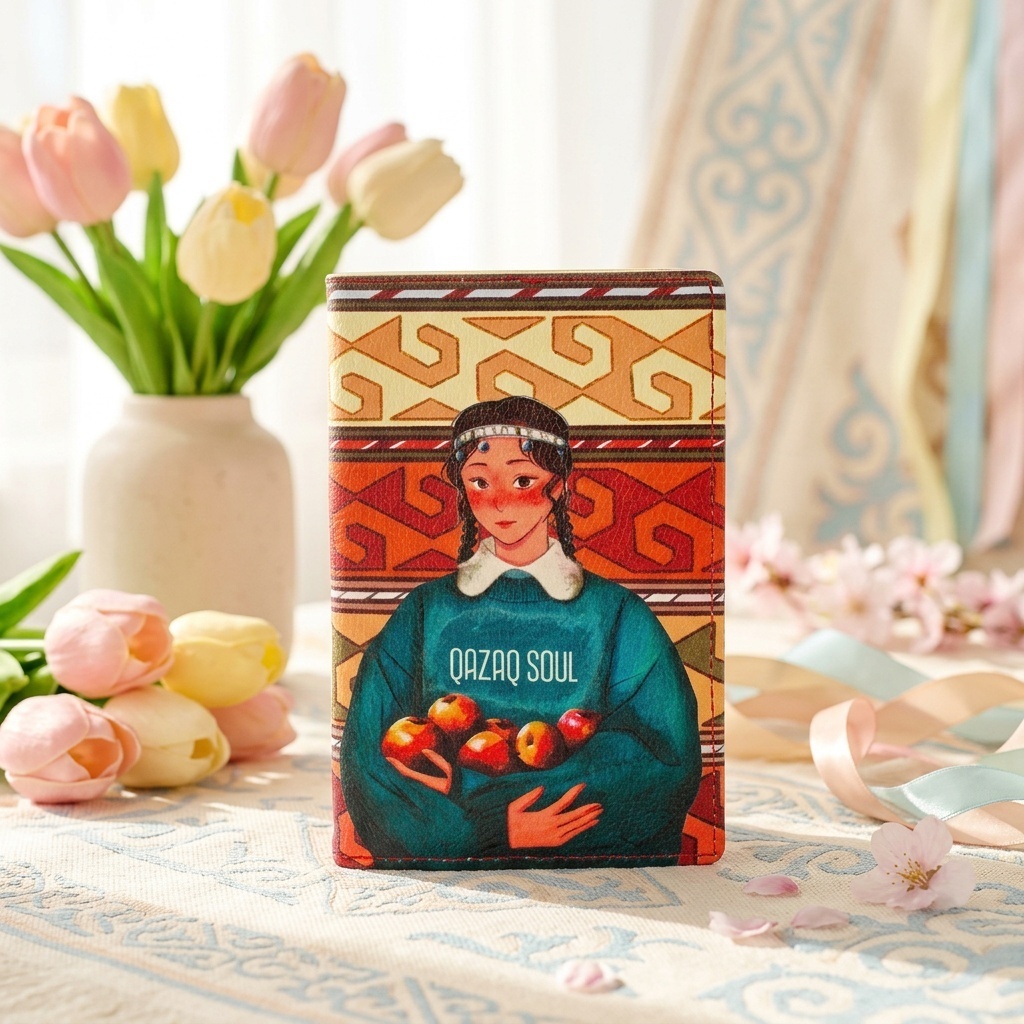 Qazaq Soul для паспорта, искусственная кожа