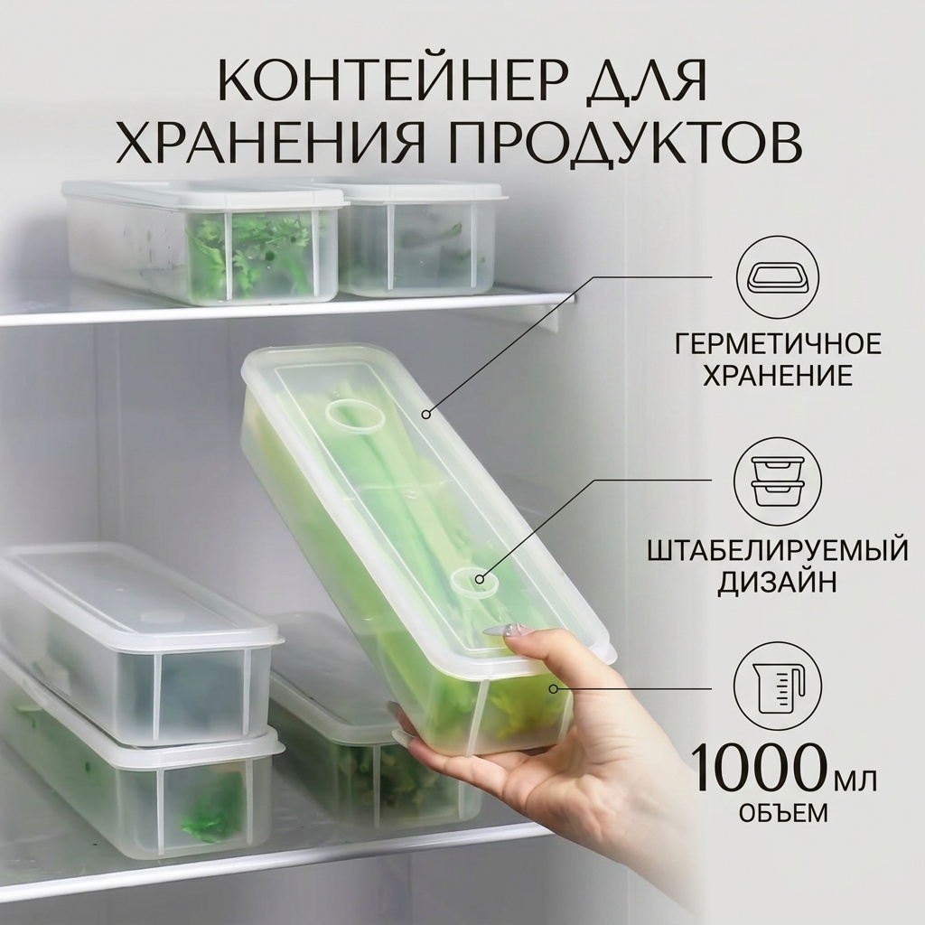 Контейнер 30331686_152903990 1 шт, пластик
