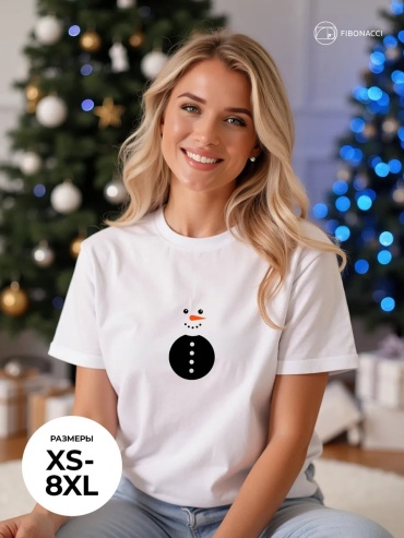 Футболка Фибоначчи белый