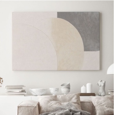 Araystudio.kz картина интерьерная «Полукруг абстракция» 90x60 см