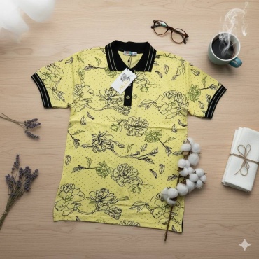 Футболка Ahtan brand рисунок желтый