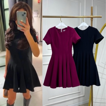 Повседневное платье Fashion черный