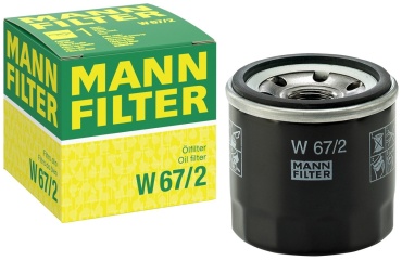 MANN-FILTER масляный фильтр W67/2